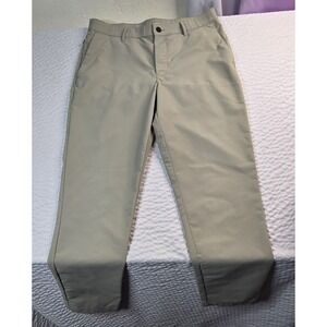 Banana Republic Men's 34x32 Tech Chino Pants Khaki Performance Stretch See Pics